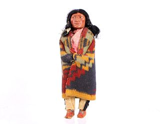 Young Man Skookum Doll w/ Trade Blanket Garment