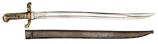 Model 1840 Saber Bayonet for Large Bore Rampart Rifles 