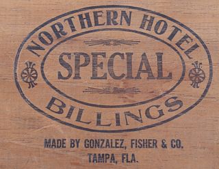 Northern Hotel Special Cigar Box Billings Montana