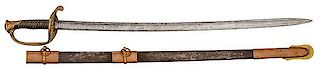 Model 1855 Foot Officer's Sword with Civil War Confederate Connection 