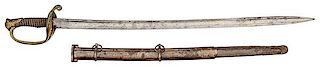 Model 1855 Foot Officer's Sword with Retractable Scabbard 