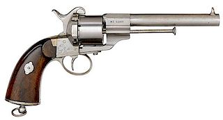 Model 1858 Lefaucheux Marine Pinfire Revolver 