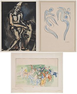 Three Prints After Matisse, Rouault, Dufy