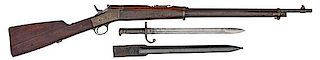Model 1914 Remington Rolling Block Rifle and Bayonet 