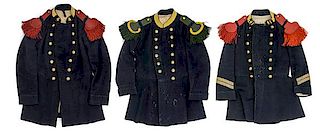 Model 1872 Infantry Tunics, Lot of Three 