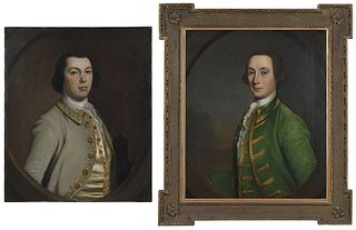 A Pair of British School Portraits