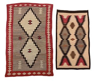 Two Ganado Style Navajo Weavings