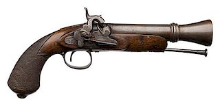 Spanish Miquelet Blunderbuss Pistol, ca 1840 