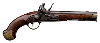 Large Potsdam Full-Stock Flintlock Pistol 