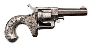 Rare James Reid Model No. 3 All-Metal Engraved Derringer 