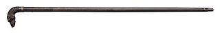 Desirable Antique Remington “Dog Head” Cane Gun 