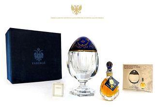 Faberge Limited Edition St Louis Perfume In Crystal Egg