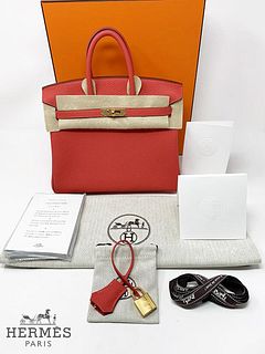 Hermes Birkin TGO Red Bag, Brand New