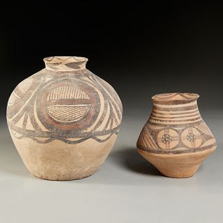 (2) Chinese Neolithic pottery storage vessels
