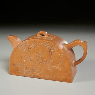 Chinese School, yixing wadang-form teapot