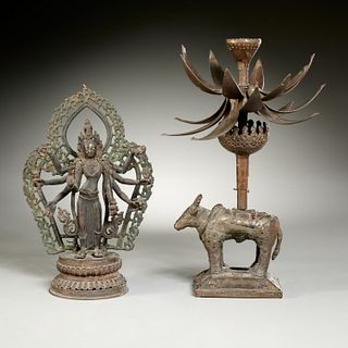 (2) Southeast Asian bronzes