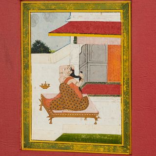 Mughal School, fine drawing