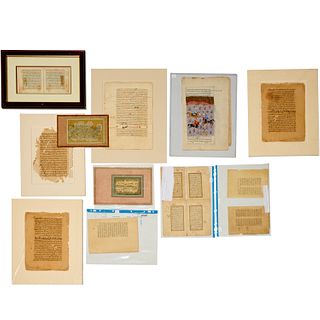 Collection Indo-Persian & Arabic manuscript pages