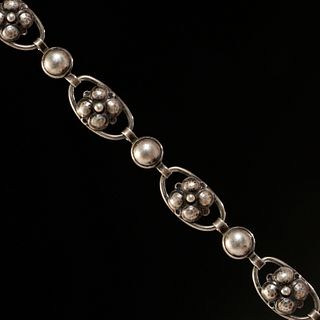 Georg Jensen sterling silver necklace and bracelet