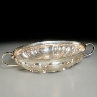 Massive Mendoza .900 silver centerpiece bowl