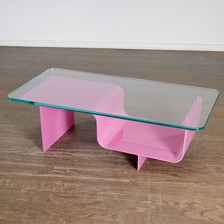 Nick Dine, custom pink coffee table