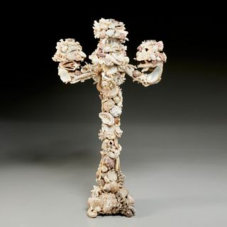 Anthony Redmile (attb), shell encrusted candelabra