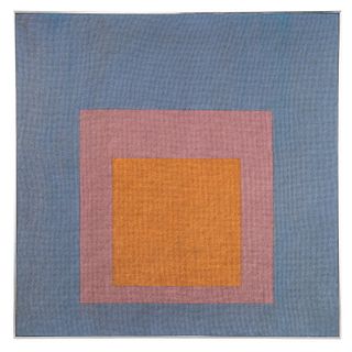 Josef Albers (after), large needlework tapestry