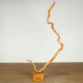 Michael Lekakis, large wood sculpture, c. 1953