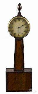 Massachusetts Federal mahogany banjo timepiece,