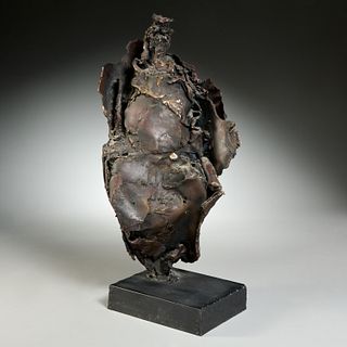 Judith Brown, patinated bronze sculpture, 1965
