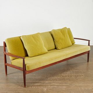 Grete Jalk, Danish Modern teak sofa