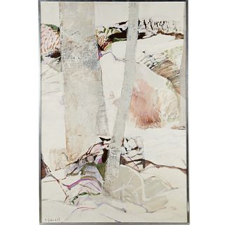 Gabriel Godard, large oil on canvas, 1972