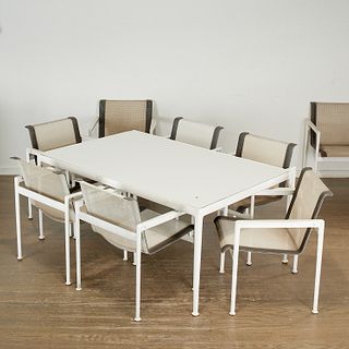Richard Schultz, dining table and (8) chairs