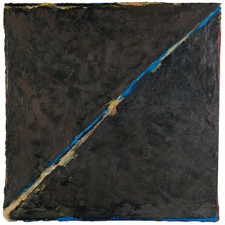 Richards Ruben, impasto oil on canvas, 1975