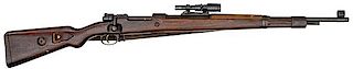 **WWII German K98 Mauser With Siderail Mounted Scope 