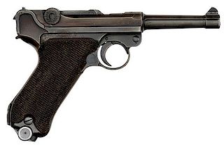 **WWII German 1939 Code 42 Luger, Serial Number 1 