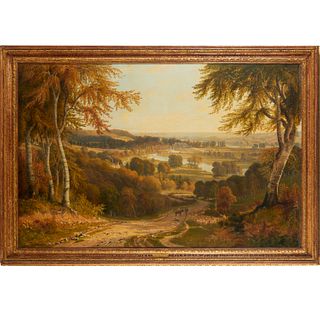 Edmund Havell Sr., large oil painting, 1831