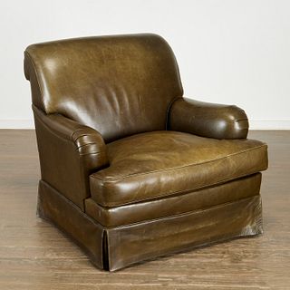 Juan Pablo Molyneux, custom leather club chair