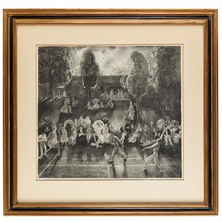 George Bellows, black and white lithograph, 1919