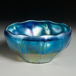 L.C. Tiffany, favrile glass bowl