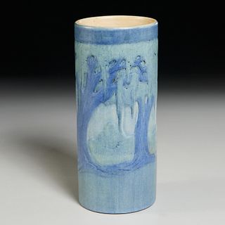 Newcomb Pottery, Anna F. Simpson Landscape vase