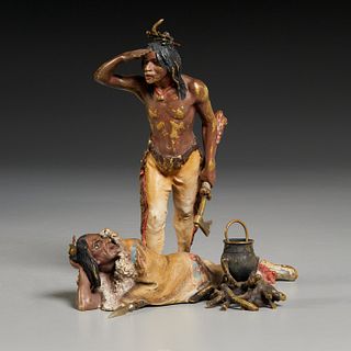 Franz Bergmann, Native American bronze