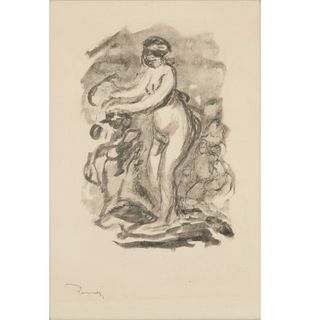 Pierre-Auguste Renoir, lithograph, 1919