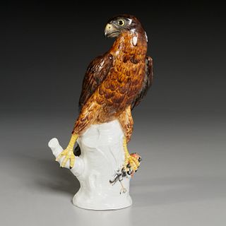 Antique Berlin (KPM) porcelain Falcon