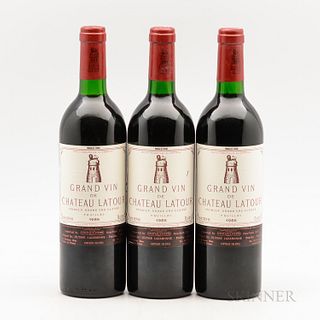 Chateau Latour 1986, 3 bottles
