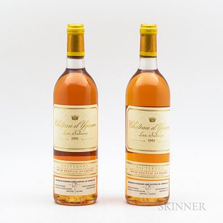 Chateau d'Yquem 1991, 2 bottles