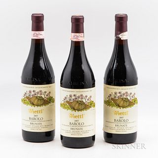 Vietti Barolo Brunate 2007, 3 bottles