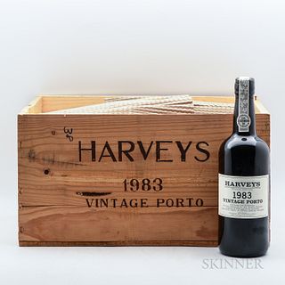 Harvey's Vintage Port 1983, 12 bottles (owc)