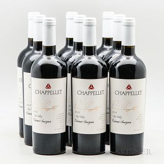 Chappellet Cabernet Sauvignon Signature, 9 bottles