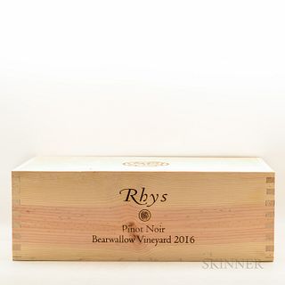 Rhys Pinot Noir Bearwallow Vineyard 2016, 12 bottles (owc)